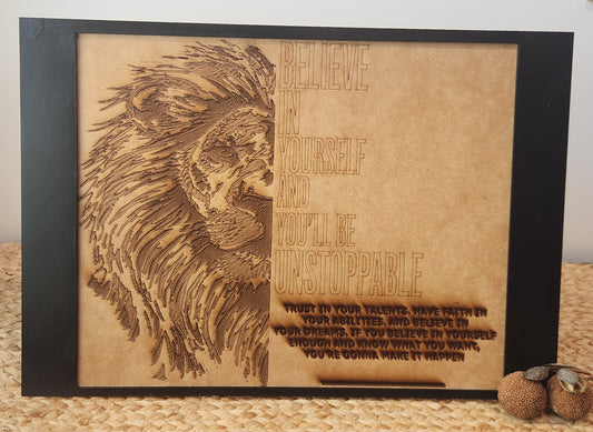wall Art, Inspirational Quote unstoppable