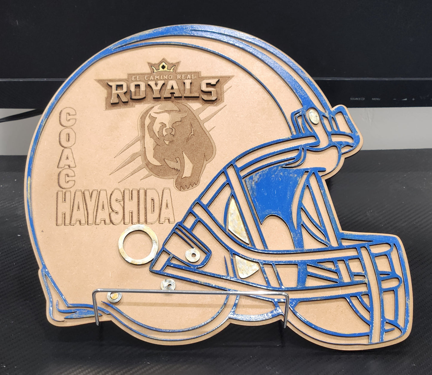 3D Wood helmets personalized