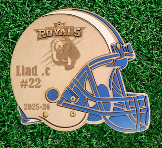 3D Wood helmets personalized